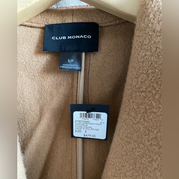 Club Monaco Plush Cardigan Coat - Picture 4 of 8